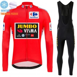 2021 Winter Fleece Jumvo Visma Spanish Pro Team Fietskleding Fietsshirt Lange Mouw+Lange Fietsbroek Bib 877 2021 Winter Fleece Jumvo Visma Spanish Pro Team Fietskleding Fietsshirt Lange Mouw+Lange Fietsbroek Bib 877