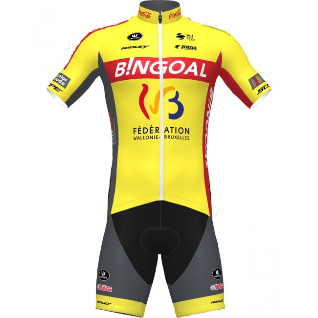WALLONIE-BRUXELLES 2020 Fietsshirt Korte Mouw+Korte fietsbroeken Bib 2020347 WALLONIE-BRUXELLES 2020 Fietsshirt Korte Mouw+Korte fietsbroeken Bib 2020347