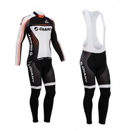Giant 2014 Fietskleding Fietsshirt Lange Mouwen+lange fietsbroeken Bib Zwart Wit 1063 Giant 2014 Fietskleding Fietsshirt Lange Mouwen+lange fietsbroeken Bib Zwart Wit 1063