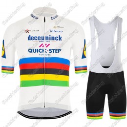 Deceuninck quick step 2021 UCI World Champion Wielerkleding Set Fietsshirts Korte Mouw+Korte Wielerbroek Bib 2021011 Deceuninck quick step 2021 UCI World Champion Wielerkleding Set Fietsshirts Korte Mouw+Korte Wielerbroek Bib 2021011