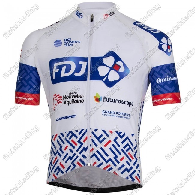 FDJ 2021 Wielershirt Korte Mouw Dames 2021404 FDJ 2021 Wielershirt Korte Mouw Dames 2021404