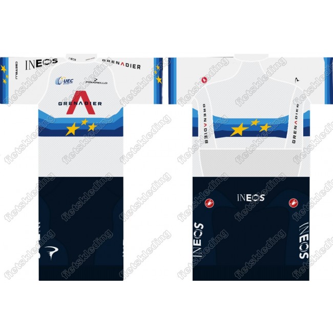 Team INEOS Grenadier 2021 UCI World Champion Fietskleding Set Wielershirt Korte Mouw+Korte Fietsbroeken 2021162 Team INEOS Grenadier 2021 UCI World Champion Fietskleding Set Wielershirt Korte Mouw+Korte Fietsbroeken 2021162