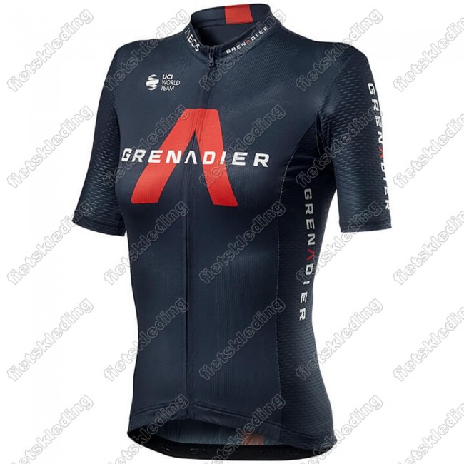Team INEOS Grenadier 2021 Dames Wielershirt Korte Mouw 2021096 Team INEOS Grenadier 2021 Dames Wielershirt Korte Mouw 2021096
