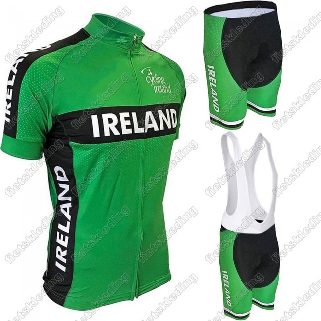 Ireland 2021 Wielerkleding Set Fietsshirts Korte Mouw+Korte Wielerbroek Bib 2021361 Ireland 2021 Wielerkleding Set Fietsshirts Korte Mouw+Korte Wielerbroek Bib 2021361