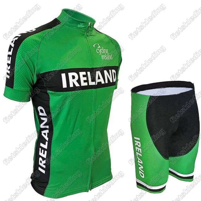 Ireland 2021 Wielerkleding Set Fietsshirts Korte Mouw+Korte Wielerbroek Bib 2021362 Ireland 2021 Wielerkleding Set Fietsshirts Korte Mouw+Korte Wielerbroek Bib 2021362