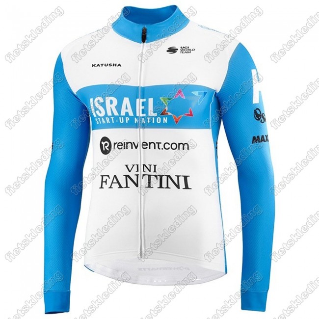 Winter Thermal Fleece Israel Start-Up Nation 2021 Wielerkleding Set Fietsshirts Lange Mouw+Lange Fietsrbroek Bib 2021484 Winter Thermal Fleece Israel Start-Up Nation 2021 Wielerkleding Set Fietsshirts Lange Mouw+Lange Fietsrbroek Bib 2021484