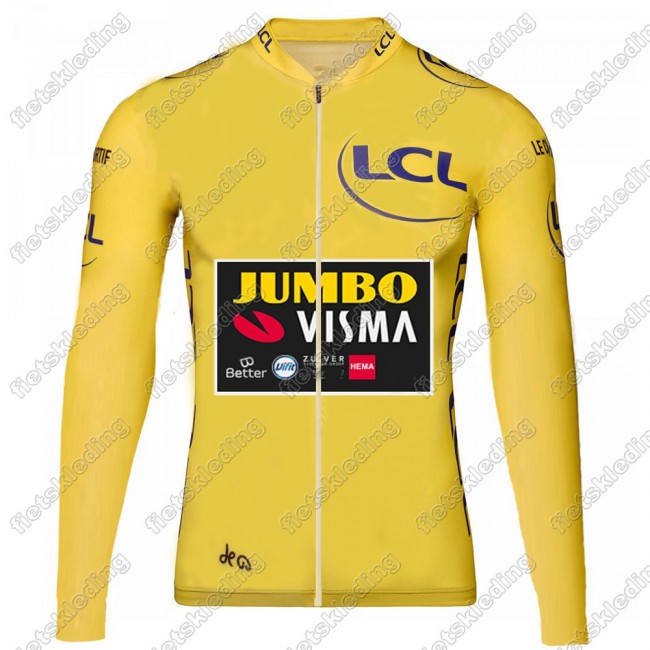 Jumbo Visma 2021 Tour De France Fietsshirt Lange Mouw 2021266 Jumbo Visma 2021 Tour De France Fietsshirt Lange Mouw 2021266