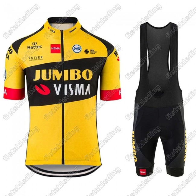 Jumbo Visma 2021 Pro Team Wielerkleding Set Fietsshirts Korte Mouw+Korte Wielerbroek Bib 2021193 Jumbo Visma 2021 Pro Team Wielerkleding Set Fietsshirts Korte Mouw+Korte Wielerbroek Bib 2021193