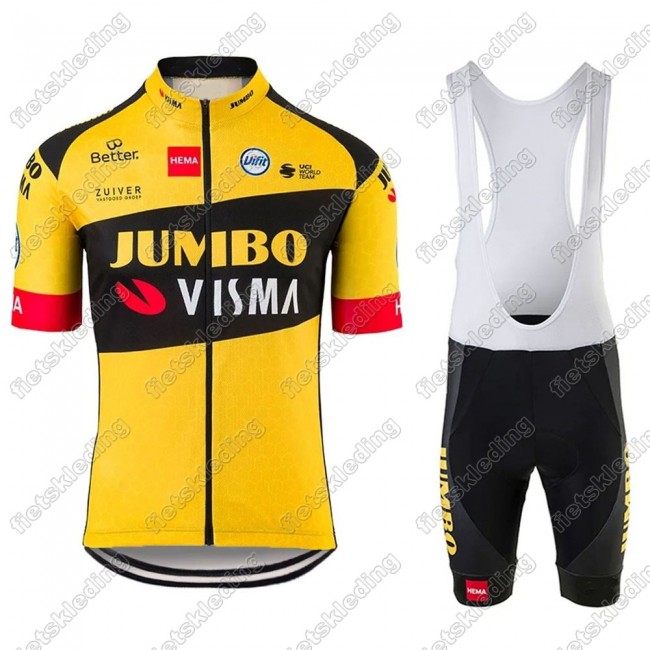Jumbo Visma 2021 Pro Team Fietskleding Set Wielershirt Korte Mouw+Korte Fietsbroeken 2021194 Jumbo Visma 2021 Pro Team Fietskleding Set Wielershirt Korte Mouw+Korte Fietsbroeken 2021194