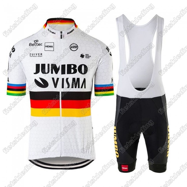 Jumbo Visma 2021 Germany Wielerkleding Set Fietsshirts Korte Mouw+Korte Wielerbroek Bib 2021197 Jumbo Visma 2021 Germany Wielerkleding Set Fietsshirts Korte Mouw+Korte Wielerbroek Bib 2021197