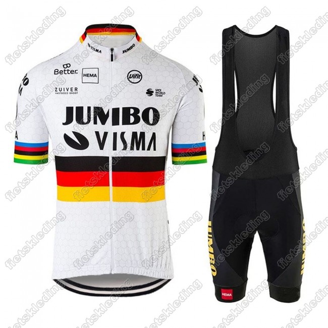 Jumbo Visma 2021 Germany Wielerkleding Set Fietsshirts Korte Mouw+Korte Wielerbroek Bib 2021199 Jumbo Visma 2021 Germany Wielerkleding Set Fietsshirts Korte Mouw+Korte Wielerbroek Bib 2021199