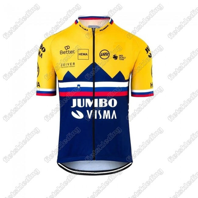 Jumbo Visma 2021 SLOVAKIAN Wielershirt Korte Mouw 2021205 Jumbo Visma 2021 SLOVAKIAN Wielershirt Korte Mouw 2021205