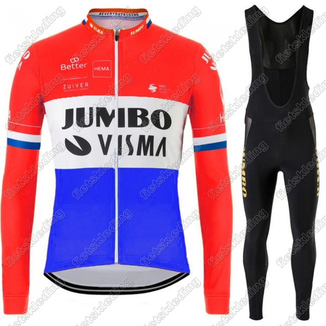 Jumbo Visma 2021 Dutch Wielerkleding Set Fietsshirts Lange Mouw+Lange Fietsrbroek Bib 2021213 Jumbo Visma 2021 Dutch Wielerkleding Set Fietsshirts Lange Mouw+Lange Fietsrbroek Bib 2021213
