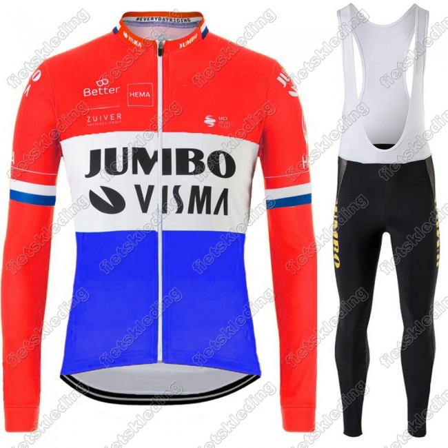 Jumbo Visma 2021 Dutch Wielerkleding Set Fietsshirts Lange Mouw+Lange Fietsrbroek Bib 2021214 Jumbo Visma 2021 Dutch Wielerkleding Set Fietsshirts Lange Mouw+Lange Fietsrbroek Bib 2021214