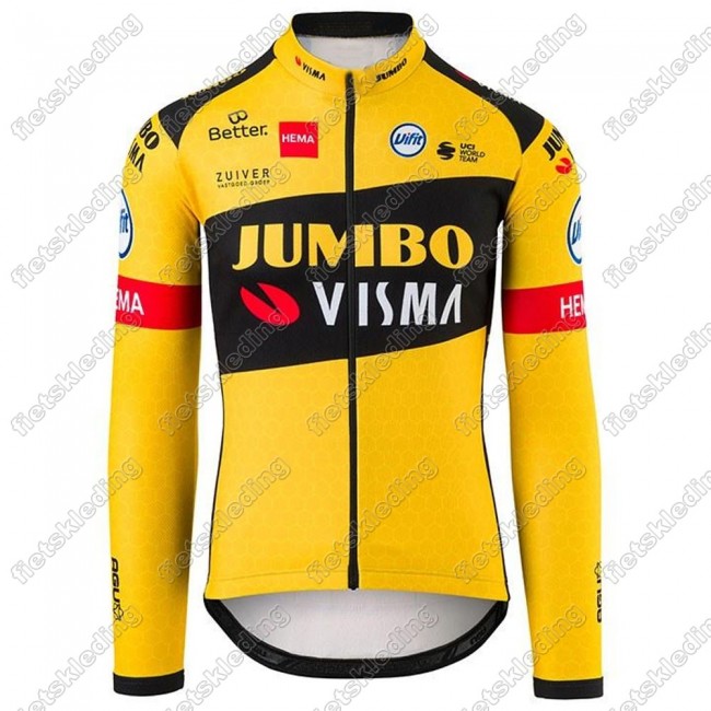 Jumbo Visma 2021 Pro Team Maillot Cyclisme Manches Longe 2021224 Jumbo Visma 2021 Pro Team Maillot Cyclisme Manches Longe 2021224