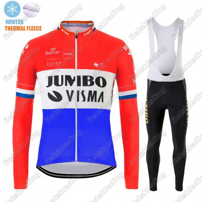 Winter Thermal Fleece Jumbo Visma 2021 Dutch Wielerkleding Set Fietsshirts Lange Mouw+Lange Fietsrbroek Bib 2021234 Winter Thermal Fleece Jumbo Visma 2021 Dutch Wielerkleding Set Fietsshirts Lange Mouw+Lange Fietsrbroek Bib 2021234