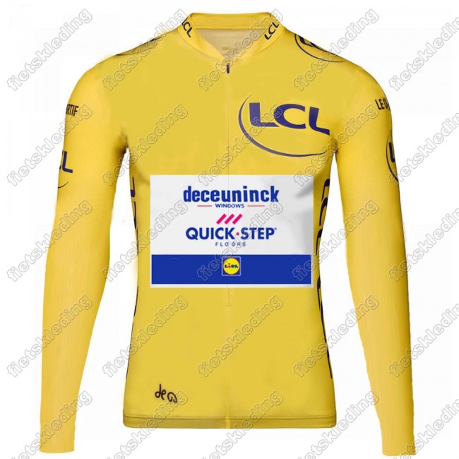 Deceuninck quick step 2021 Tour De France Fietsshirt Lange Mouw 2021078 Deceuninck quick step 2021 Tour De France Fietsshirt Lange Mouw 2021078