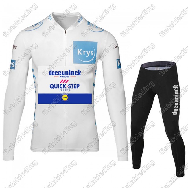 Deceuninck quick step 2021 Tour De France Wielerkleding Set Fietsshirts Lange Mouw+Lange Fietsrbroek Bib 2021070 Deceuninck quick step 2021 Tour De France Wielerkleding Set Fietsshirts Lange Mouw+Lange Fietsrbroek Bib 2021070