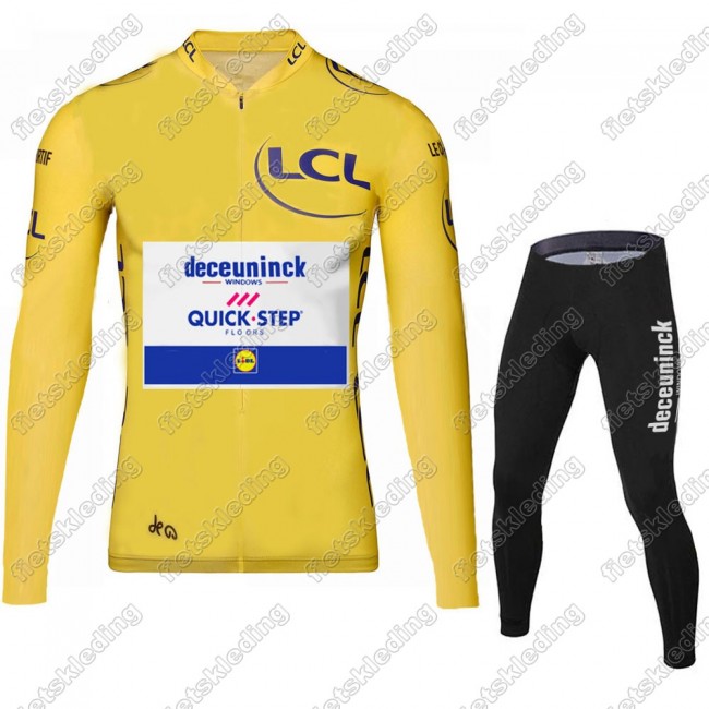 Deceuninck quick step 2021 Tour De France Wielerkleding Set Fietsshirts Lange Mouw+Lange Fietsrbroek Bib 2021071 Deceuninck quick step 2021 Tour De France Wielerkleding Set Fietsshirts Lange Mouw+Lange Fietsrbroek Bib 2021071