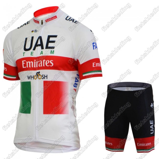 UAE EMIRATES Italy Champion Wielerkleding Set Fietsshirts Korte Mouw+Korte Wielerbroek Bib 2021 2021461 UAE EMIRATES Italy Champion Wielerkleding Set Fietsshirts Korte Mouw+Korte Wielerbroek Bib 2021 2021461