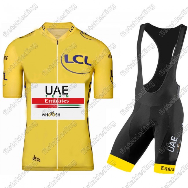 UAE EMIRATES Tour De France 2021 Wielerkleding Set Fietsshirts Korte Mouw+Korte Wielerbroek Bib 2021306 UAE EMIRATES Tour De France 2021 Wielerkleding Set Fietsshirts Korte Mouw+Korte Wielerbroek Bib 2021306