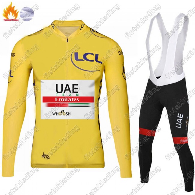 Winter Thermal Fleece UAE EMIRATES Tour De France 2021 Wielerkleding Set Fietsshirts Lange Mouw+Lange Fietsrbroek Bib 2021327 Winter Thermal Fleece UAE EMIRATES Tour De France 2021 Wielerkleding Set Fietsshirts Lange Mouw+Lange Fietsrbroek Bib 2021327