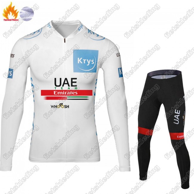 Winter Thermal Fleece UAE EMIRATES Tour De France 2021 Wielerkleding Set Fietsshirts Lange Mouw+Lange Fietsrbroek Bib 2021338 Winter Thermal Fleece UAE EMIRATES Tour De France 2021 Wielerkleding Set Fietsshirts Lange Mouw+Lange Fietsrbroek Bib 2021338