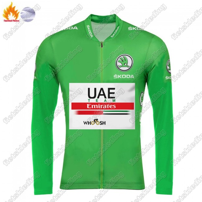 Winter Thermal Fleece UAE EMIRATES Tour De France 2021 Fietsshirt Lange Mouw 2021341 Winter Thermal Fleece UAE EMIRATES Tour De France 2021 Fietsshirt Lange Mouw 2021341