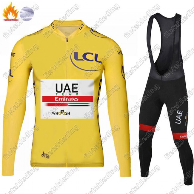 Winter Thermal Fleece UAE EMIRATES Tour De France 2021 Wielerkleding Set Fietsshirts Lange Mouw+Lange Fietsrbroek Bib 2021329 Winter Thermal Fleece UAE EMIRATES Tour De France 2021 Wielerkleding Set Fietsshirts Lange Mouw+Lange Fietsrbroek Bib 2021329