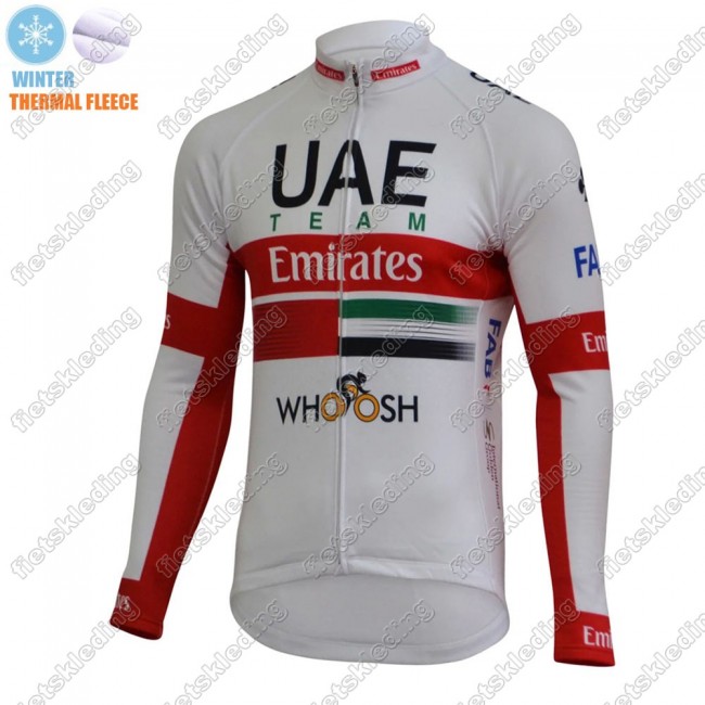 UAE EMIRATES Winter Thermal Fleece 2021 Fietsshirt Lange Mouw 2021444 UAE EMIRATES Winter Thermal Fleece 2021 Fietsshirt Lange Mouw 2021444