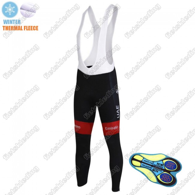 UAE EMIRATES Winter Thermal Fleece Pro Team 2021 Lange Fietsbroeken Bib 2021445 UAE EMIRATES Winter Thermal Fleece Pro Team 2021 Lange Fietsbroeken Bib 2021445