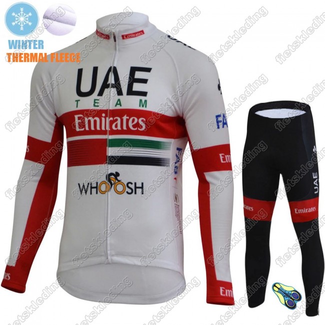 UAE EMIRATES Winter Thermal Fleece Pro Team 2021 Fietsshirt Lange Mouw+Pants 2021450 UAE EMIRATES Winter Thermal Fleece Pro Team 2021 Fietsshirt Lange Mouw+Pants 2021450