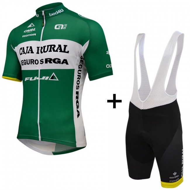 Caja Rural 2015 Fietskleding Set Fietsshirt Korte Mouwen+Fietsbroek Bib Korte 2330 Caja Rural 2015 Fietskleding Set Fietsshirt Korte Mouwen+Fietsbroek Bib Korte 2330