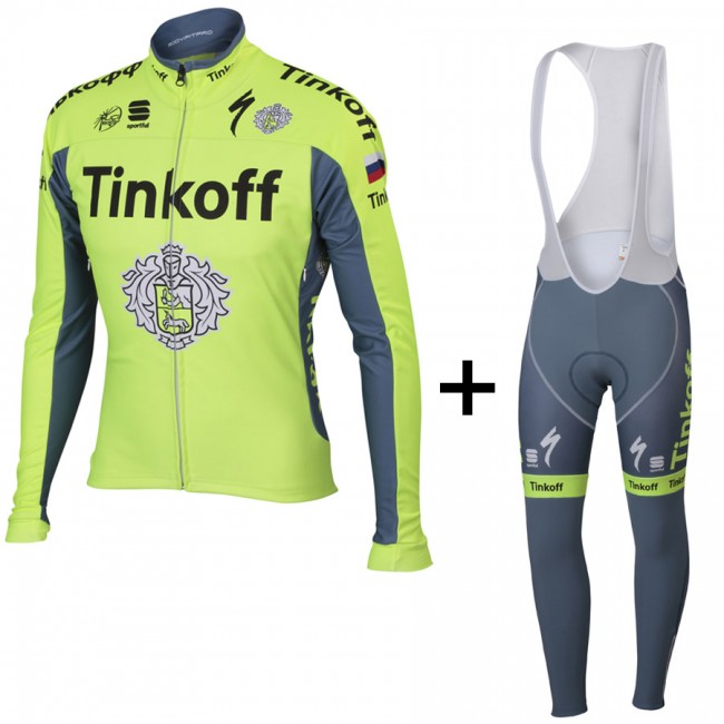 Tinkoff Saxo Bank 2016 Fietskleding Fietsshirt lange mouw+Lange fietsbroeken Bib 20160132 Tinkoff Saxo Bank 2016 Fietskleding Fietsshirt lange mouw+Lange fietsbroeken Bib 20160132