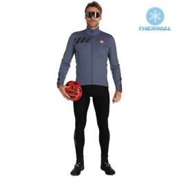 2019 Casteli Raddoppia 2 grijs Thermo Wielerkleding Set Wielershirts lange mouw+fietsbroek lang met ANMW974 2019 Casteli Raddoppia 2 grijs Thermo Wielerkleding Set Wielershirts lange mouw+fietsbroek lang met ANMW974