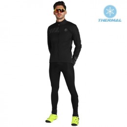 2019 Casteli Raddoppia 2 zwart-grijs Thermo Wielerkleding Set Wielershirts lange mouw+fietsbroek lang met DNOA597 2019 Casteli Raddoppia 2 zwart-grijs Thermo Wielerkleding Set Wielershirts lange mouw+fietsbroek lang met DNOA597