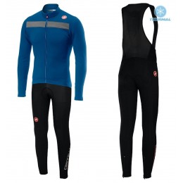 2019 Casteli Puro 3 blauw Thermo Wielerkleding Set Wielershirts lange mouw+fietsbroek lang met EECZ478 2019 Casteli Puro 3 blauw Thermo Wielerkleding Set Wielershirts lange mouw+fietsbroek lang met EECZ478