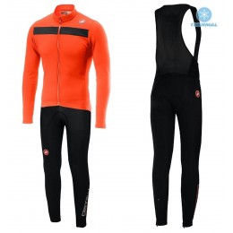 2019 Casteli Puro 3 Orange Thermo Wielerkleding Set Wielershirts lange mouw+fietsbroek lang met GRAE736 2019 Casteli Puro 3 Orange Thermo Wielerkleding Set Wielershirts lange mouw+fietsbroek lang met GRAE736
