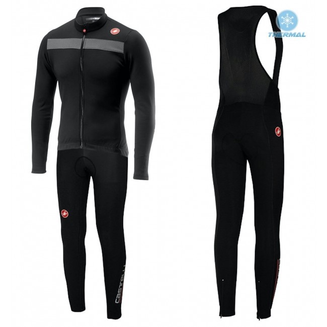 2019 Casteli Puro 3 zwart Thermo Wielerkleding Set Wielershirts lange mouw+fietsbroek lang met LHCP634 2019 Casteli Puro 3 zwart Thermo Wielerkleding Set Wielershirts lange mouw+fietsbroek lang met LHCP634