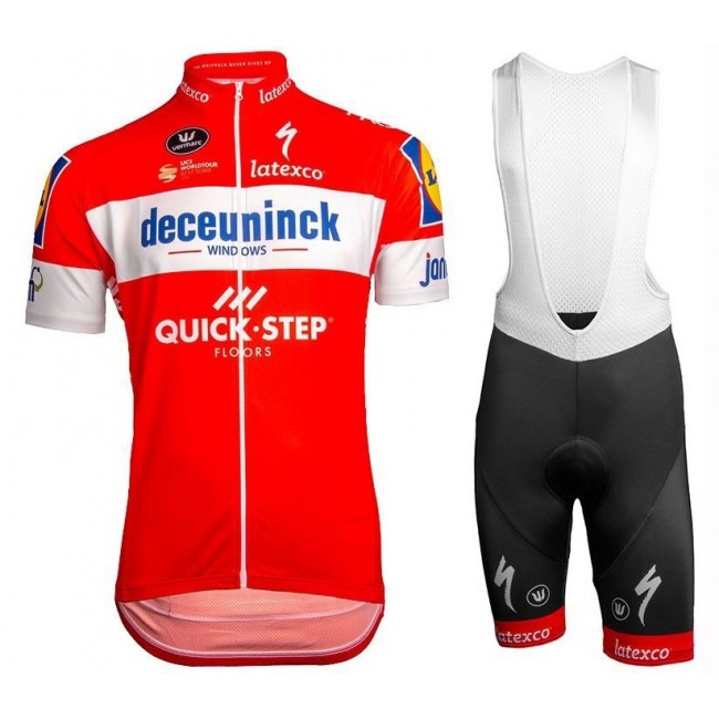 2019 Deceuninck Quick Step TDF rood Fietskleding Set Fietsshirt Korte Mouw+Korte fietsbroeken DHMD134 2019 Deceuninck Quick Step TDF rood Fietskleding Set Fietsshirt Korte Mouw+Korte fietsbroeken DHMD134
