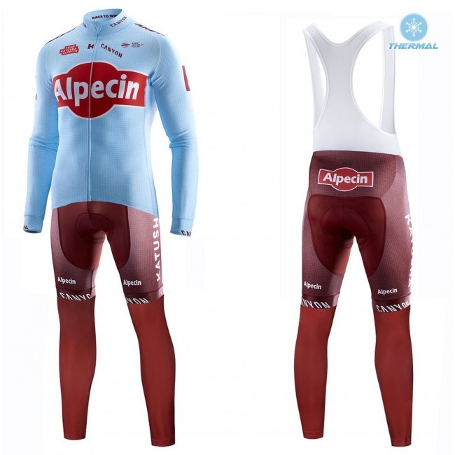 2019 Katusha Alpecin Profteams Thermo Wielerkleding Set Wielershirts lange mouw+fietsbroek lang met FIQR617 2019 Katusha Alpecin Profteams Thermo Wielerkleding Set Wielershirts lange mouw+fietsbroek lang met FIQR617