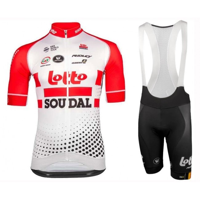2019 Lotto Soudal Profteams Fietskleding Set Fietsshirt Korte Mouw+Korte fietsbroeken OWHB458 2019 Lotto Soudal Profteams Fietskleding Set Fietsshirt Korte Mouw+Korte fietsbroeken OWHB458