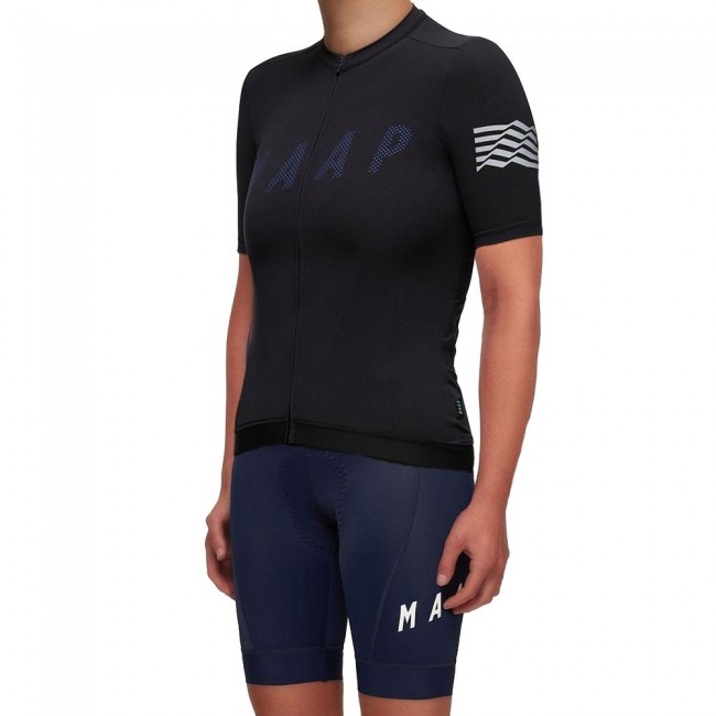 2019 MAAP Escape zwart Dames Fietskleding Set Fietsshirt Korte Mouw+Korte fietsbroeken OHYN678 2019 MAAP Escape zwart Dames Fietskleding Set Fietsshirt Korte Mouw+Korte fietsbroeken OHYN678