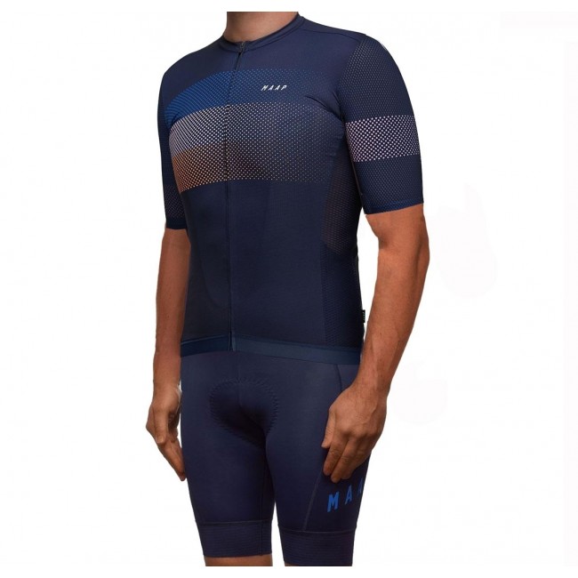 2019 MAAP Aether Marine Fietskleding Set Fietsshirt Korte Mouw+Korte fietsbroeken WJUR408 2019 MAAP Aether Marine Fietskleding Set Fietsshirt Korte Mouw+Korte fietsbroeken WJUR408