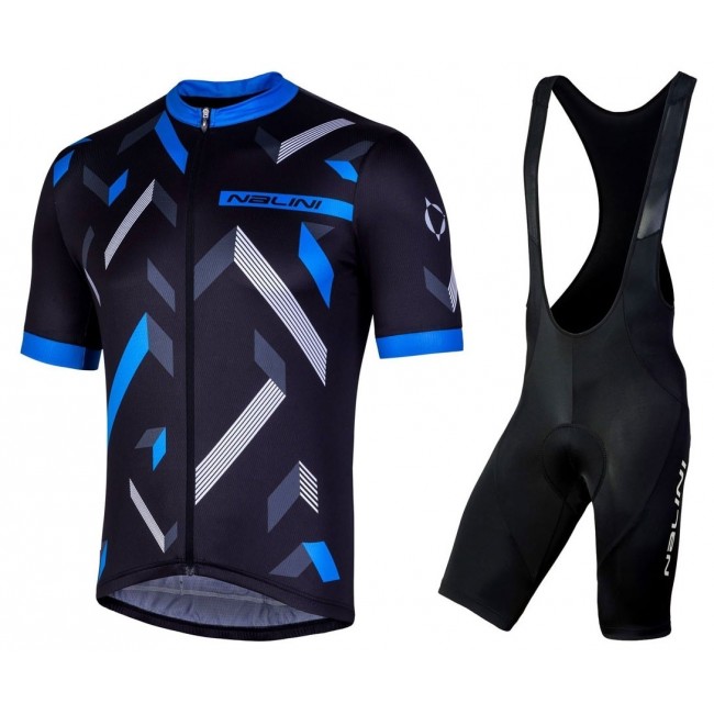 2019 Nalini Descesa 20 zwart-blauw Fietskleding Set Fietsshirt Korte Mouw+Korte fietsbroeken QGBS155 2019 Nalini Descesa 20 zwart-blauw Fietskleding Set Fietsshirt Korte Mouw+Korte fietsbroeken QGBS155