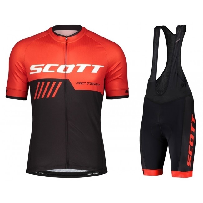 2019 Scott-RC-Profteams zwart-rood Fietskleding Set Fietsshirt Korte Mouw+Korte fietsbroeken AQXJ122 2019 Scott-RC-Profteams zwart-rood Fietskleding Set Fietsshirt Korte Mouw+Korte fietsbroeken AQXJ122