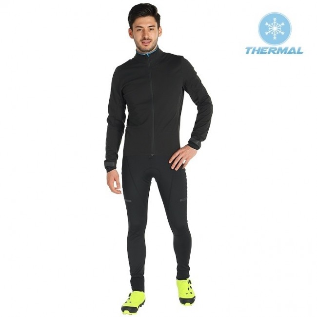 2019 Shimano zwart Thermo Wielerkleding Set Wielershirts lange mouw+fietsbroek lang met OVDN731 2019 Shimano zwart Thermo Wielerkleding Set Wielershirts lange mouw+fietsbroek lang met OVDN731