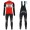 2019 Trek Fabrik Racing rood Thermo Wielerkleding Set Wielershirts lange mouw+fietsbroek lang met OSFZ738