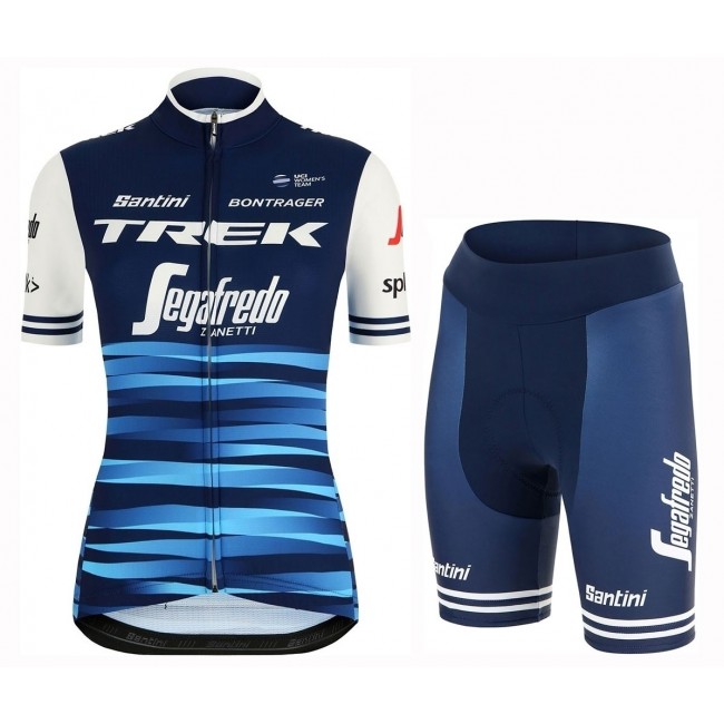 2019 Trek-Segafredo Dames blauw Fietskleding Set Fietsshirt Korte Mouw+Korte fietsbroeken AQMA418 2019 Trek-Segafredo Dames blauw Fietskleding Set Fietsshirt Korte Mouw+Korte fietsbroeken AQMA418