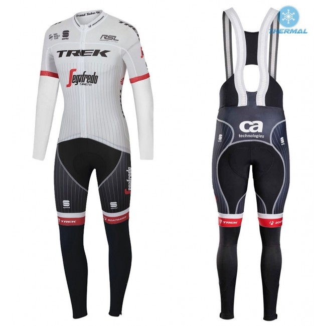 2017 Trek Segafredo Tour de France Winter Set Wielerkleding Wielershirt lange mouw+Lange fietsbroeken Bib 2600 2017 Trek Segafredo Tour de France Winter Set Wielerkleding Wielershirt lange mouw+Lange fietsbroeken Bib 2600